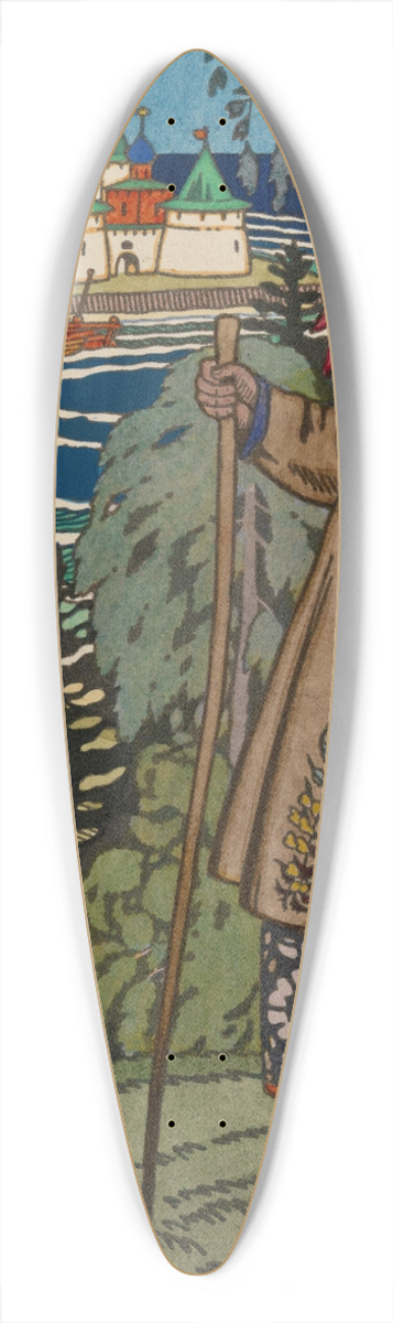 Ivan Bilibin - Peasant Girl 39.3 inch art pintail longboard deck