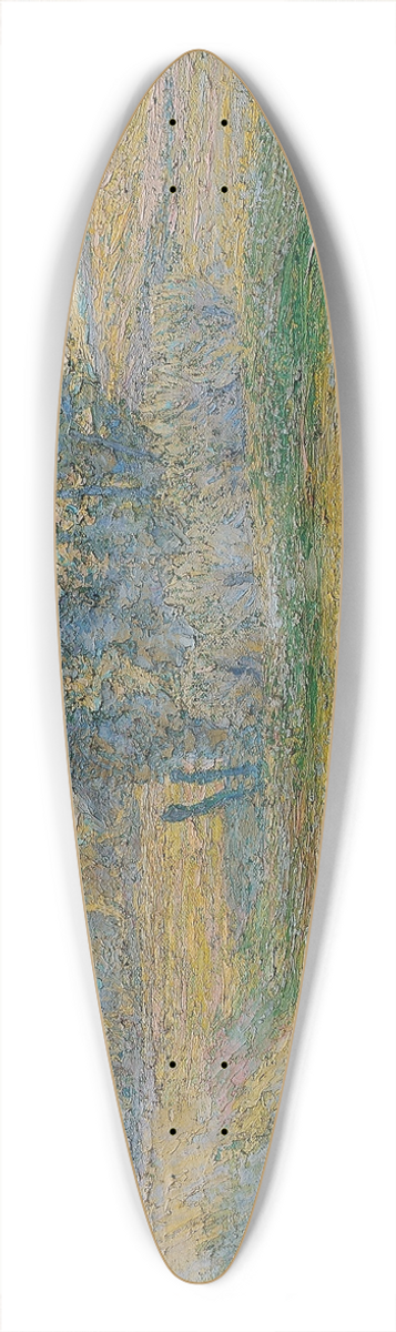Ivan Grohar - Das Feld von Raholin 39.3 inch art pintail longboard deck