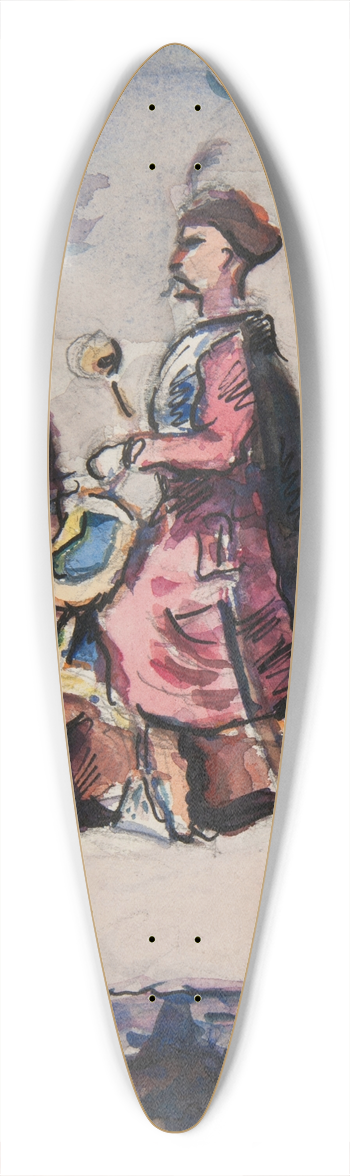 Ivan Ivanec - hetman na koniu (Bohdan Zenobi Chmielnicki 1595  1657 ) 39.3 inch art pintail longboard deck