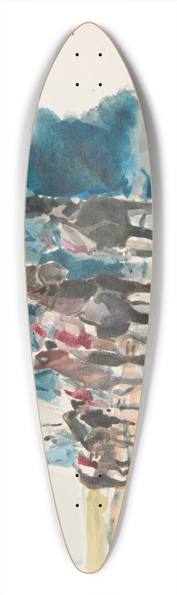 Ivan Ivanec - Patrol konny Armii C.K. 39.3 inch art pintail longboard deck