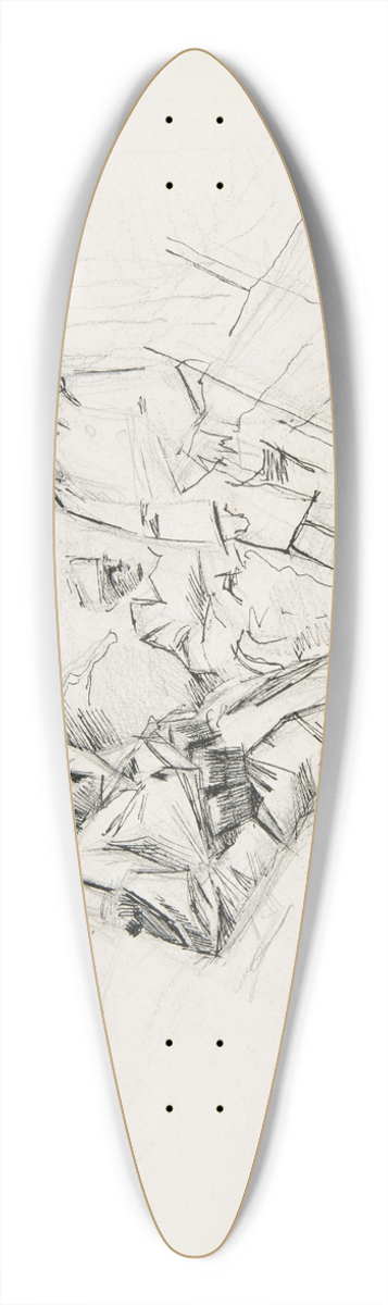 Ivan Ivanec - trzej onierze Legionu Ukraiskich Strzelcw Siczowych w okopie 39.3 inch art pintail longboard deck