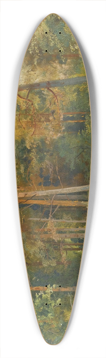 Ivan Ivanovich Shishkin - The Mill In The Forest 39.3 inch art pintail longboard deck