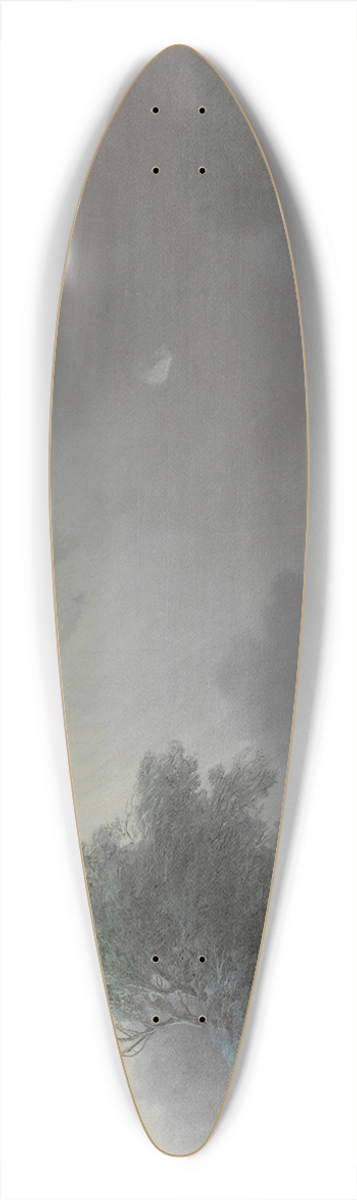 Ivan Konstantinovich Aivazovsky - Carriage in a Storm 39.3 inch art pintail longboard deck