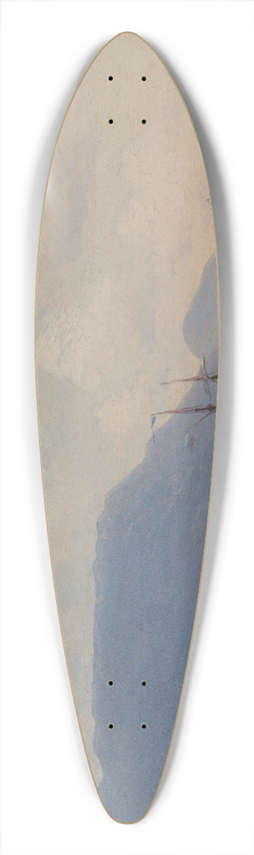 Ivan Konstantinovich Aivazovsky - Seascape 39.3 inch art pintail longboard deck