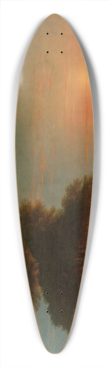 Ivan Konstantinovich Aivazovsky - Shepherds with a flock of sheep 39.3 inch art pintail longboard deck