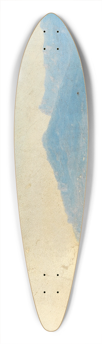 Ivan Konstantinovich Aivazovsky - The Bay of Yalta with the Magobi and Ai Petri mountains 39.3 inch art pintail longboard deck