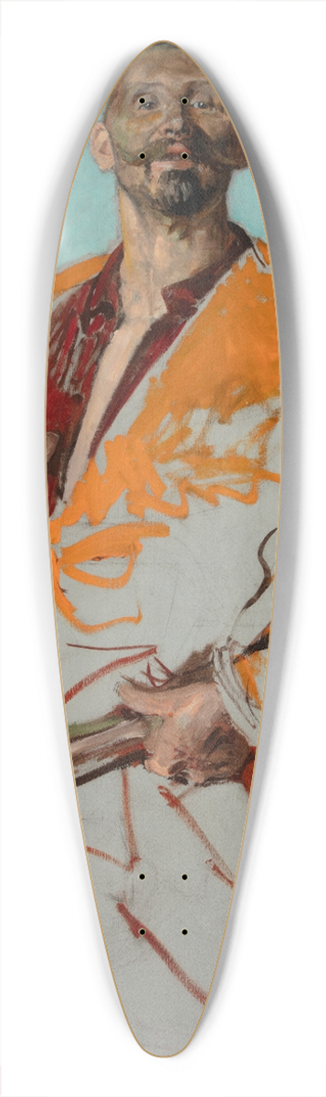 Jacek Malczewski - Portrait of Leon Wyczkowski 39.3 inch art pintail longboard deck