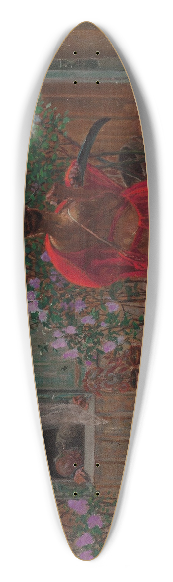 Jacek Malczewski - Thanatos 39.3 inch art pintail longboard deck