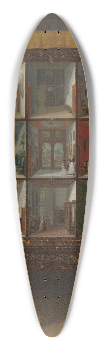 Jacob Appel - Dolls House of Petronella Oortman 39.3 inch art pintail longboard deck