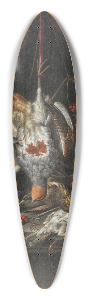 Jacob Biltius - Dead Wildfowl 39.3 inch art pintail longboard deck