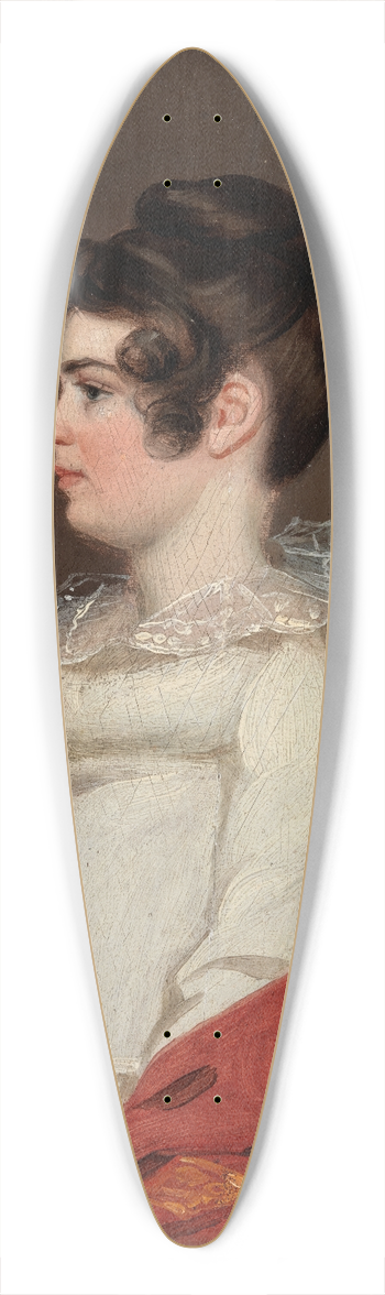 Jacob Eichholtz - Portrait of a Woman 39.3 inch art pintail longboard deck