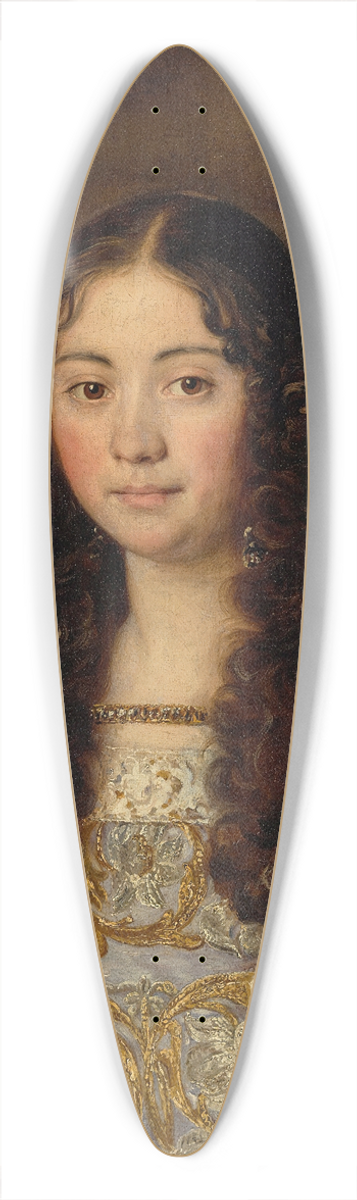 Jacob Ferdinand Voet - Portrait Of Laura Chigi 39.3 inch art pintail longboard deck