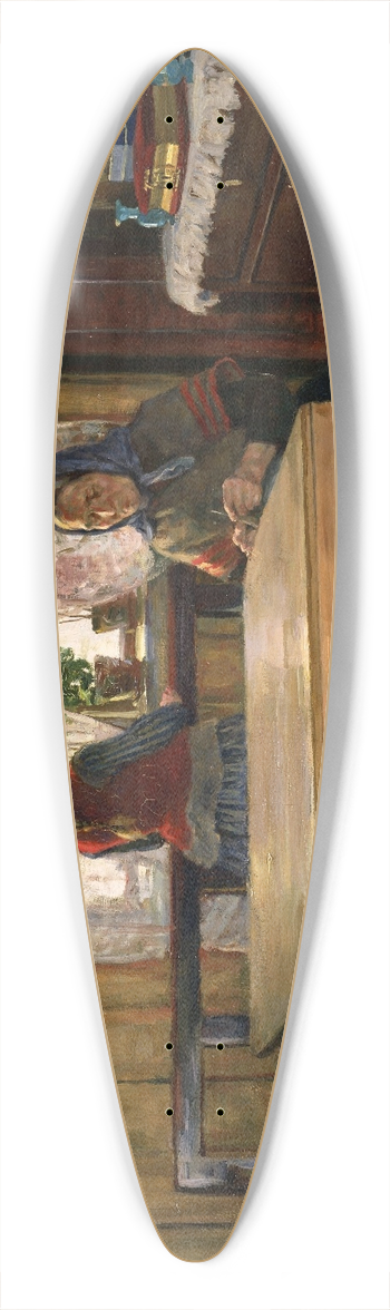 Jacob Glersen - Visiting Grandmother 39.3 inch art pintail longboard deck