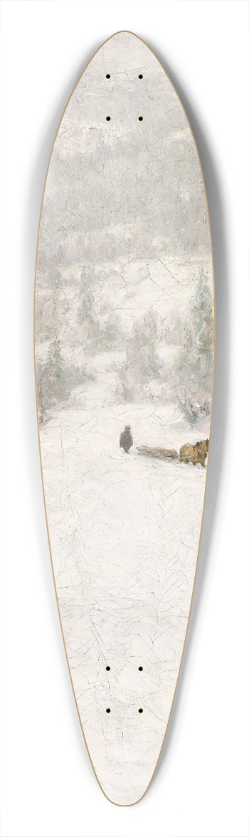 Jacob Glersen - Winter 39.3 inch art pintail longboard deck