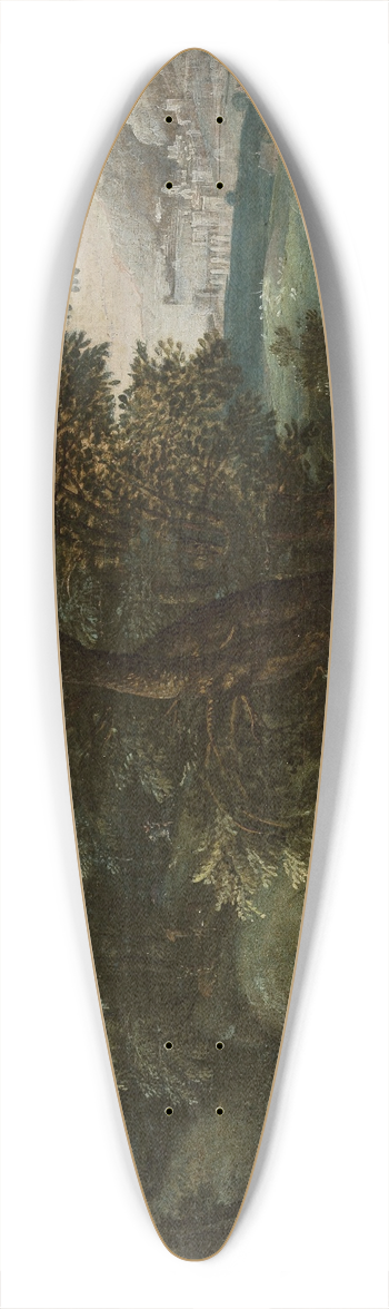 Jacob Grimmer - Hunting a wild boar 39.3 inch art pintail longboard deck