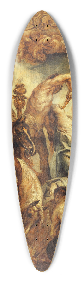 Jacob Jordaens - Le Martyre de Sainte Apolline 39.3 inch art pintail longboard deck