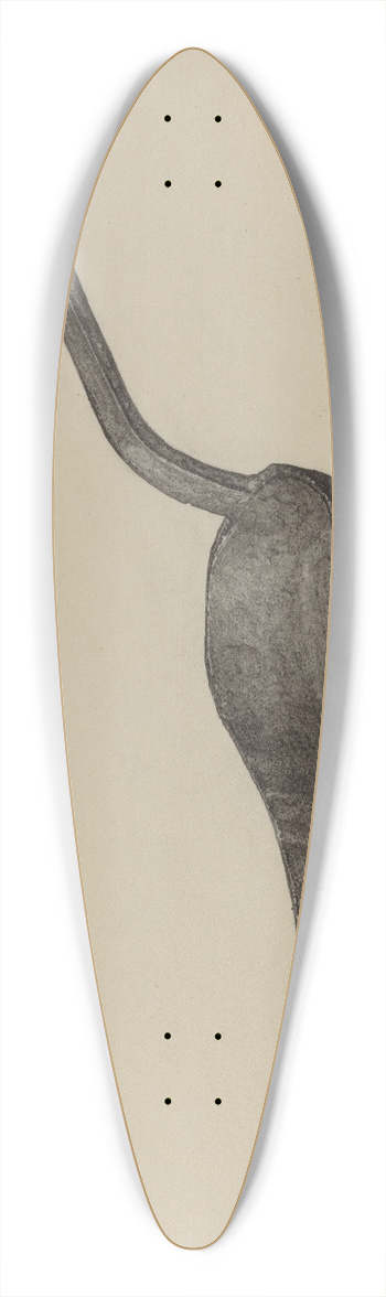 Jacob Lipkin - Slut Lamp 39.3 inch art pintail longboard deck