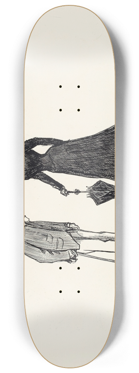 Charles Dana Gibson - Young widow; How long should i wear mourning 8.25 inch art skate deck