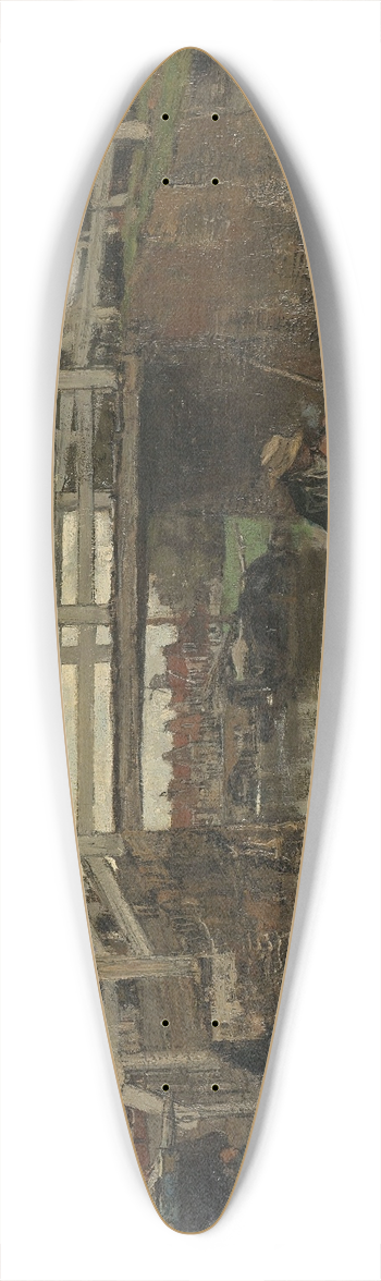 Jacob Maris - The Bridge 39.3 inch art pintail longboard deck