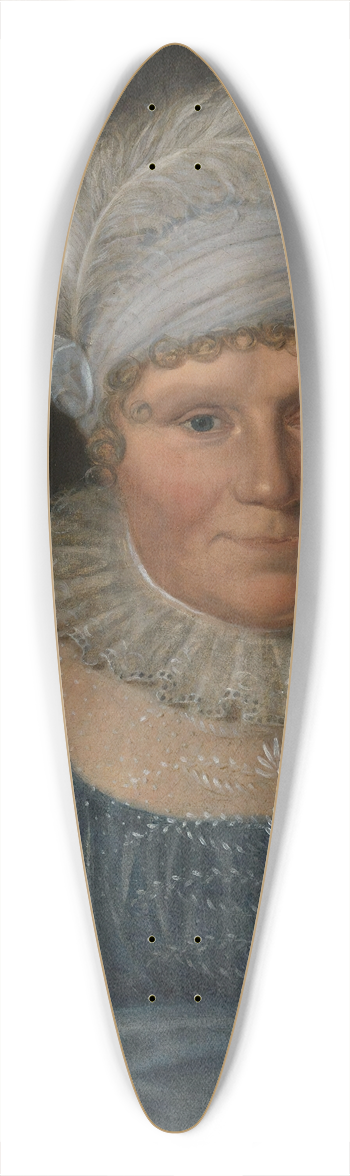 Jacob Munch - Fru biskop Bech 39.3 inch art pintail longboard deck