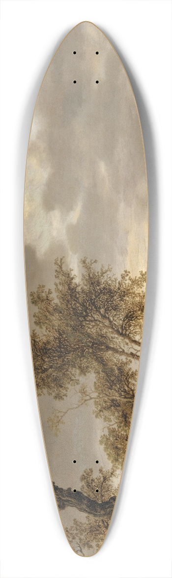 Jacob Salomonsz. van Ruysdael - On the Way to Emmaus 39.3 inch art pintail longboard deck