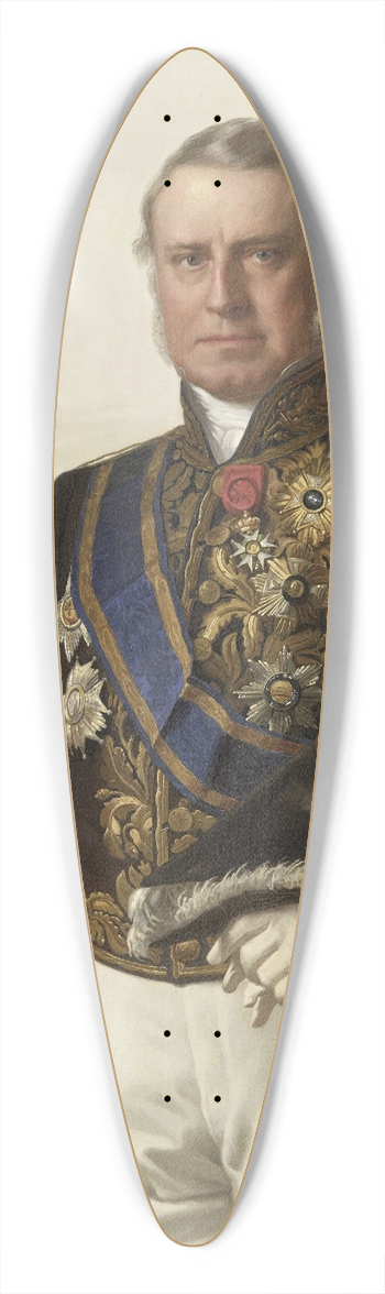 Jacob Spoel - Charles Ferdinand Pahud (1803-73). Gouverneur-generaal (1855-61) 39.3 inch art pintail longboard deck