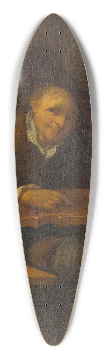 Jacob Toorenvliet - Man Playing A Violin 39.3 inch art pintail longboard deck