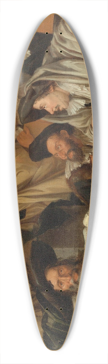 Jacob Toorenvliet - Rabbinical Discussion 39.3 inch art pintail longboard deck