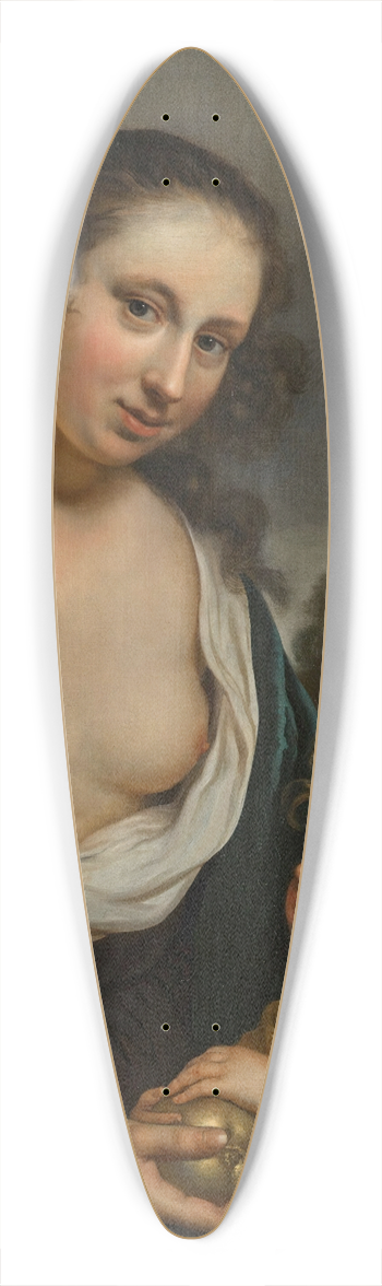 Jacob Van Loo - Amotherand her son in the guise of venus and cupid 39.3 inch art pintail longboard deck