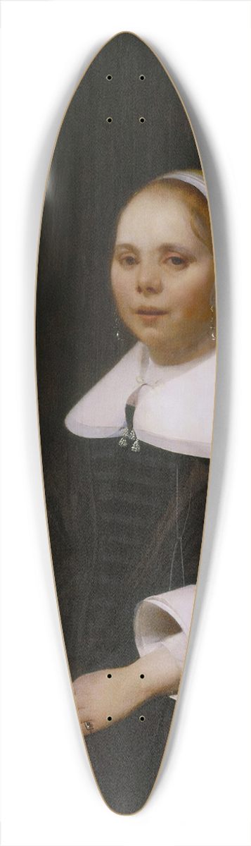 Jacob Van Loo - Portrait of a Young Girl 39.3 inch art pintail longboard deck