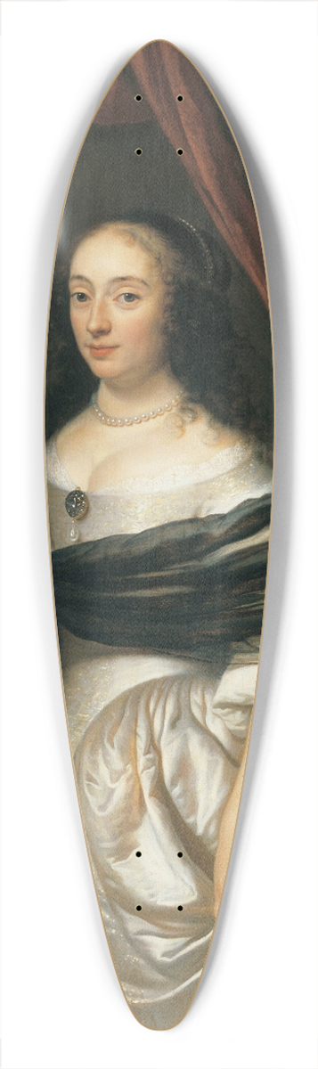 Jacob Van Loo - Portrait of the Countess of Goldstein 39.3 inch art pintail longboard deck