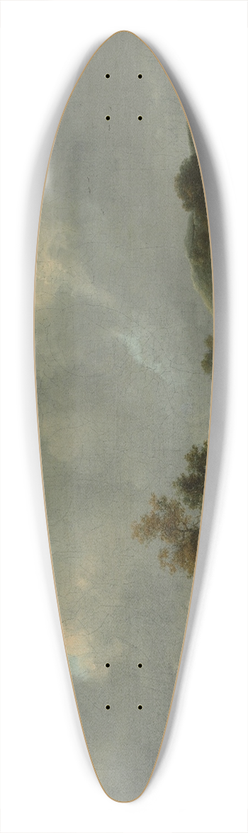 Jacob van Ruisdael - Grainfields 39.3 inch art pintail longboard deck