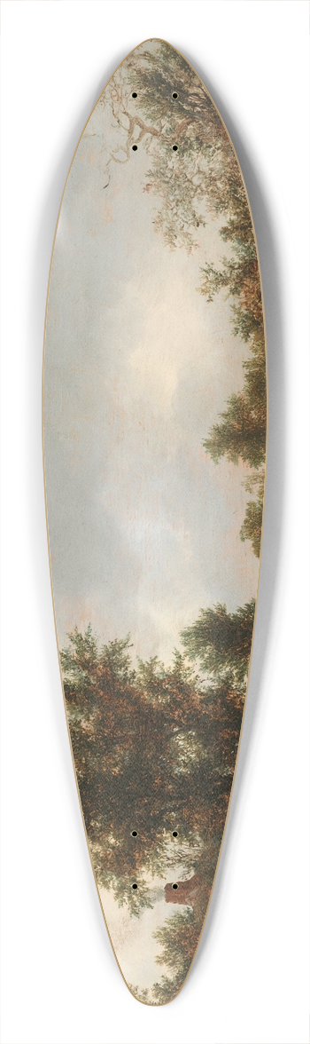 Jacob van Ruisdael - Landscape 39.3 inch art pintail longboard deck
