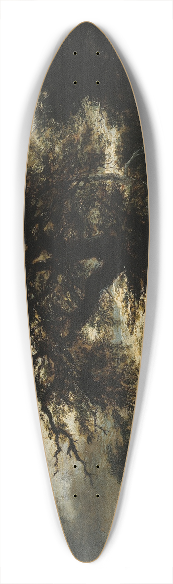 Jacob van Ruisdael - Le Vieux Chne 39.3 inch art pintail longboard deck