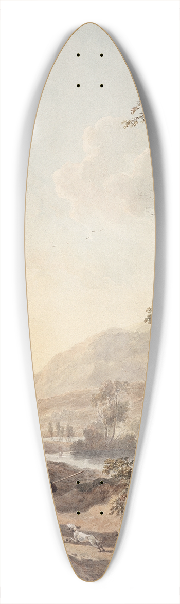 Jacob van Strij - Italianisierende Landschaft mit einem Hirten 39.3 inch art pintail longboard deck