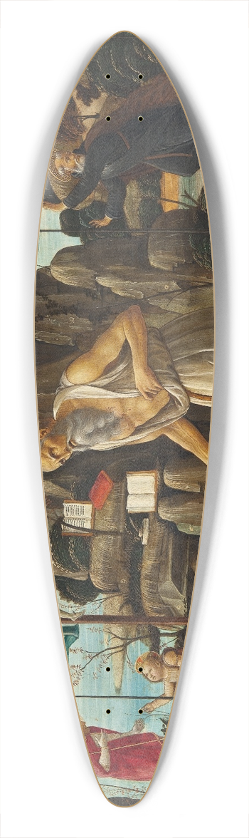 Jacopo del Sellaio - The Penitent St Jerome 39.3 inch art pintail longboard deck