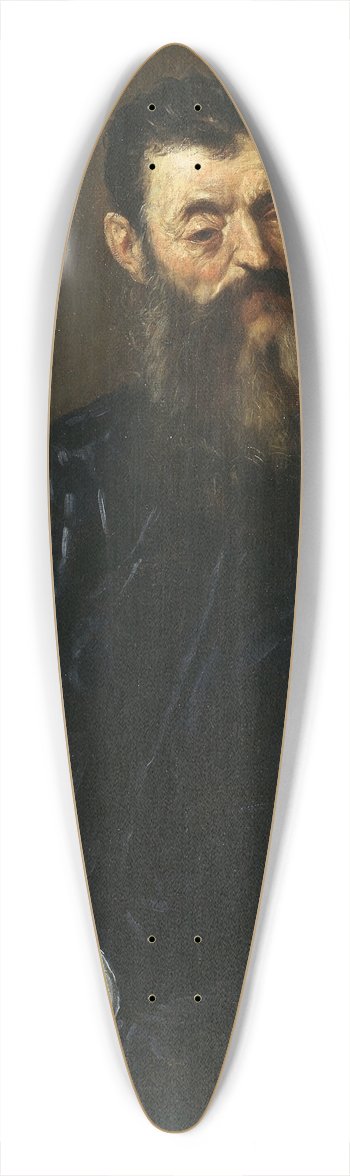 Jacopo Palma il Giovane - Portrait of a Gentleman 39.3 inch art pintail longboard deck