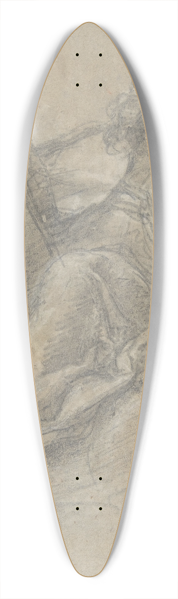 Jacopo Palma il Giovane - Seated Bishop Holding a Book 39.3 inch art pintail longboard deck