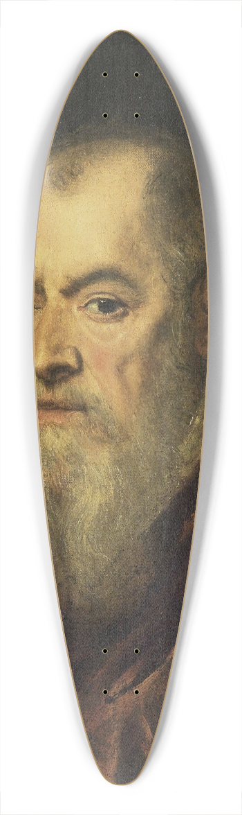 Jacopo Tintoretto - Portrait of a Man with a Red Cloak 39.3 inch art pintail longboard deck