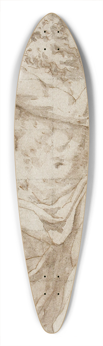 Jacopo Zanguidi - King David 39.3 inch art pintail longboard deck