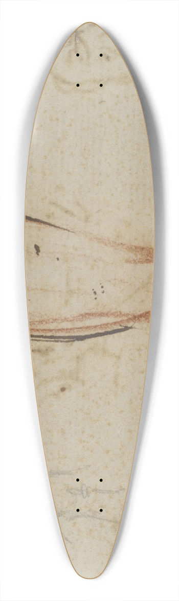 Jacques Callot - A Leg and a Pigs Head 39.3 inch art pintail longboard deck