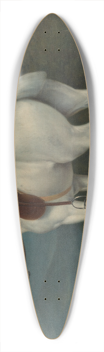 Jacques-Laurent Agasse - A Ladys Grey Hunter 39.3 inch art pintail longboard deck
