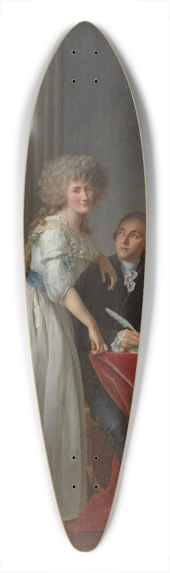 Jacques Louis David - Antoine Laurent Lavoisier (17431794) and Marie Anne Lavoisier (Marie Anne Pierrette Paulze, 17581836) 39.3 inch art pintail longboard deck