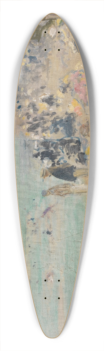 Jacques-mile Blanche - Dieppe 39.3 inch art pintail longboard deck