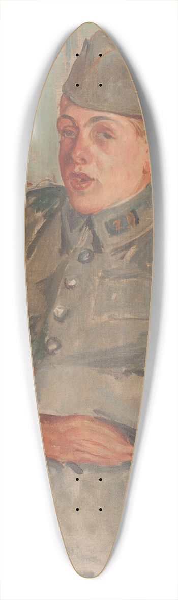 Jacques-mile Blanche - Portrait de Francis Poulenc 39.3 inch art pintail longboard deck
