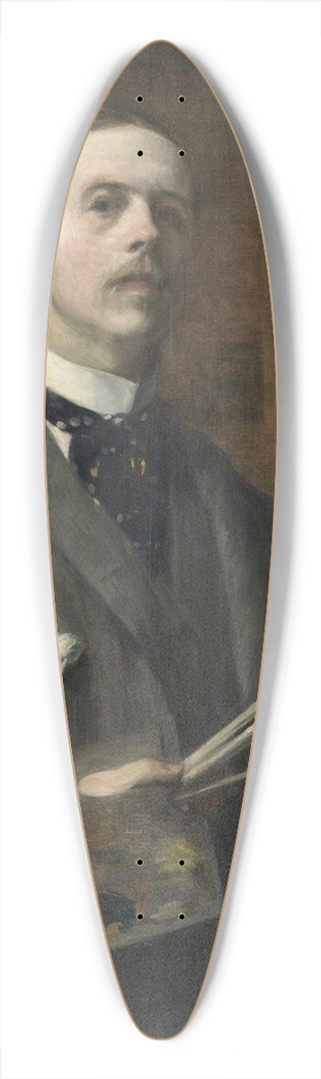 Jacques-mile Blanche - Self-Portrait with Raphael de Ochoa 39.3 inch art pintail longboard deck