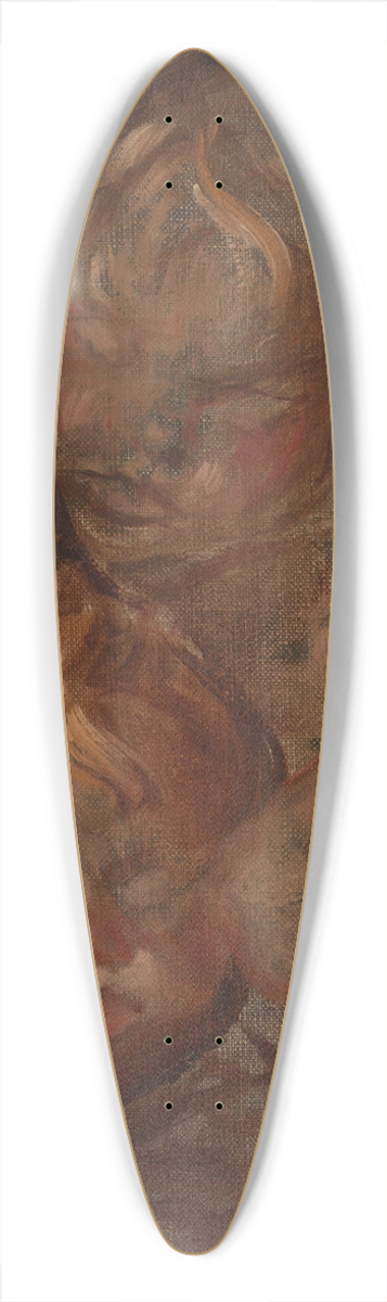 Jacques-mile Blanche - Ttes denfants 39.3 inch art pintail longboard deck
