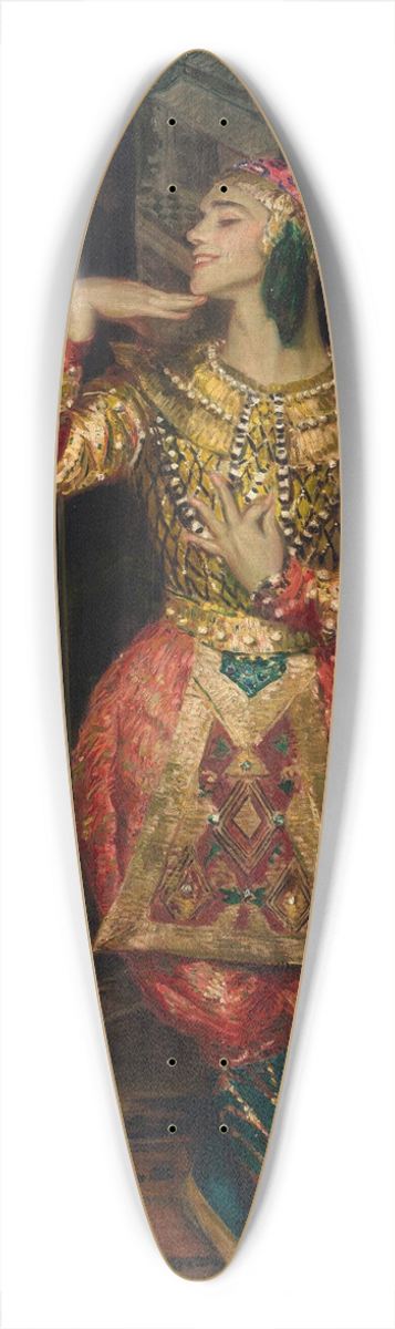 Jacques-mile Blanche - Vaslav Nijinsky in Danse Siamoise 39.3 inch art pintail longboard deck