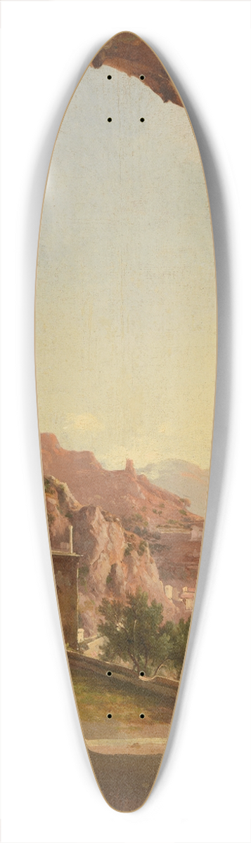 Jacques-Raymond Brascassat - Le Monastre 39.3 inch art pintail longboard deck