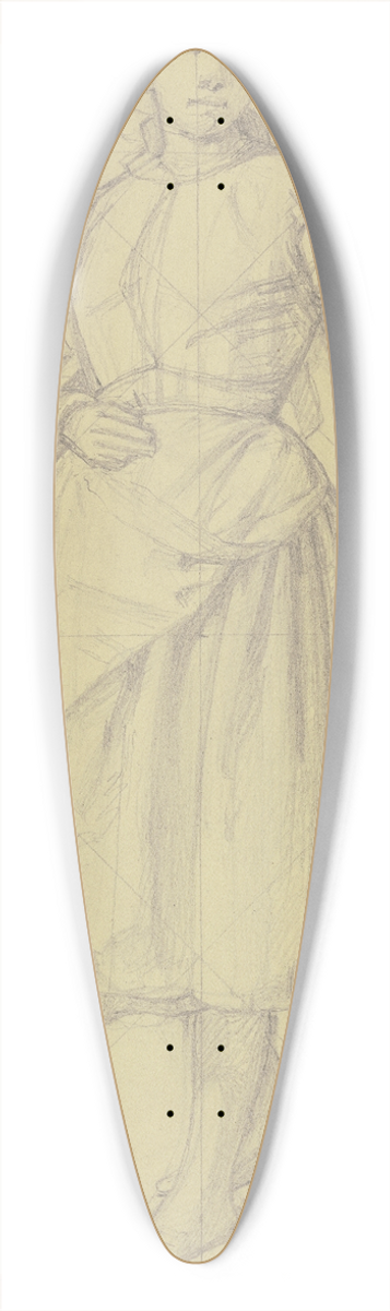 Jakob Becker - Farm girl 39.3 inch art pintail longboard deck